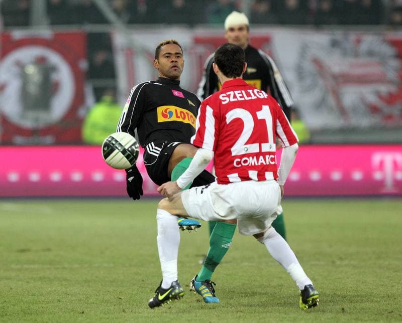 Football. T-Mobile Ekstraklasa. Cracovia Krakow - Lechia Gdansk. 18.02.2012