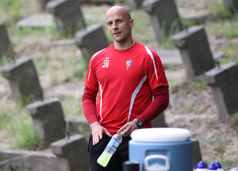 Football. Gornik Zabrze. Training. 11.01.2011