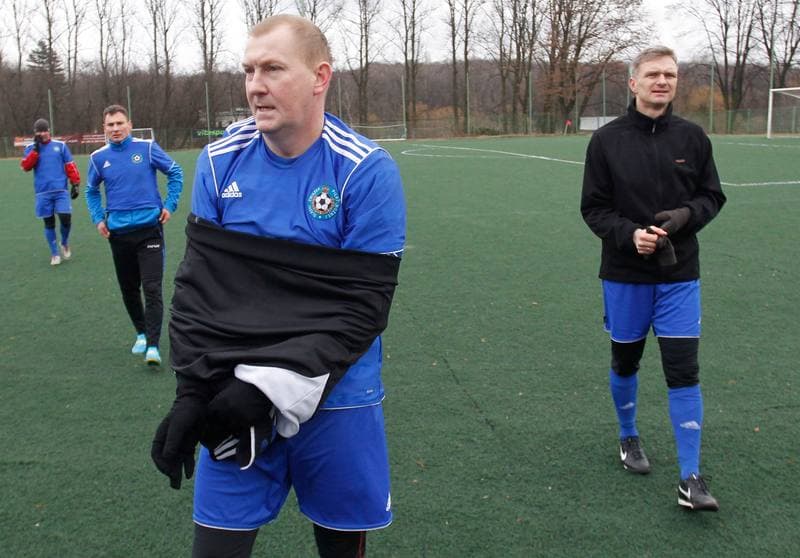 Football. Wielka Orkiestra Swiatecznej Pomocy. Slaskie Oldboye - Slascy Trenerzy. 12.01.2014