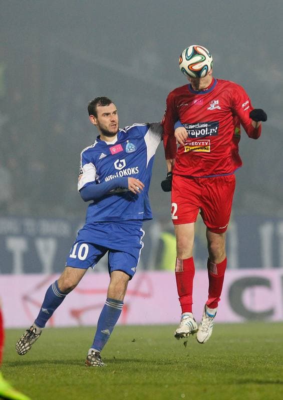 Football. T-Mobile Ekstraklasa. Ruch Chorzow - Podbeskidzie Bielsko Biala. 08.12.2014