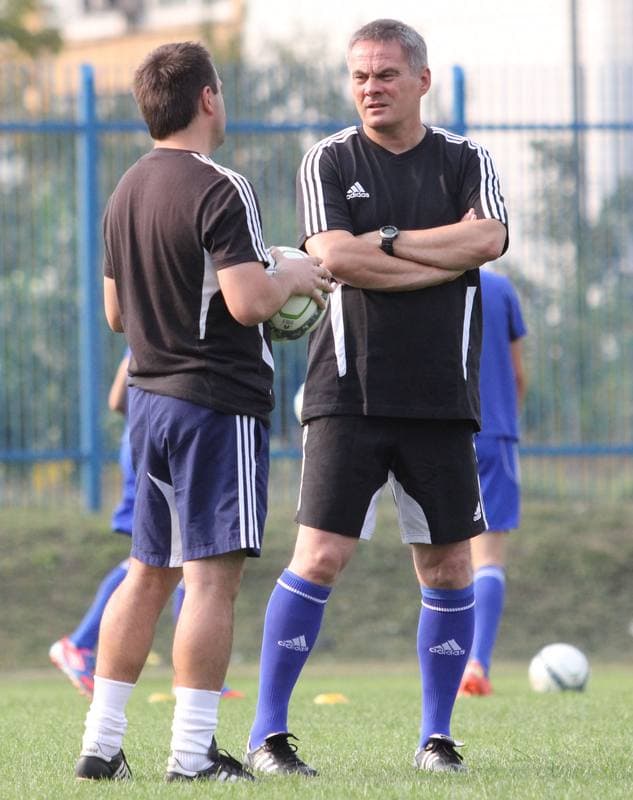 Football. Ruch Chorzow. Training. 05.09.2012