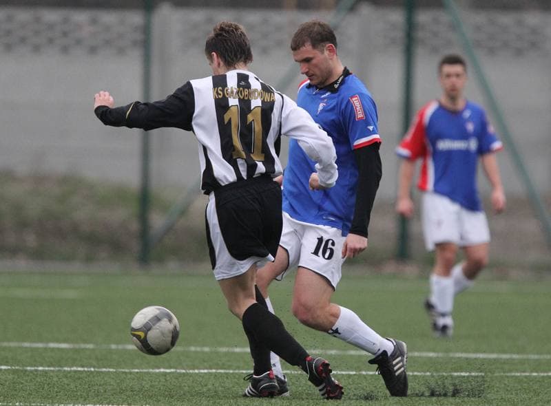 Football. Puchar Polski. Gornik II Zabrze - Gazobudowa Zabrze. 06.04.2011