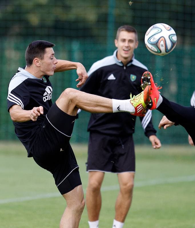 Football. GKS Katowice. Training. 19.01.2015