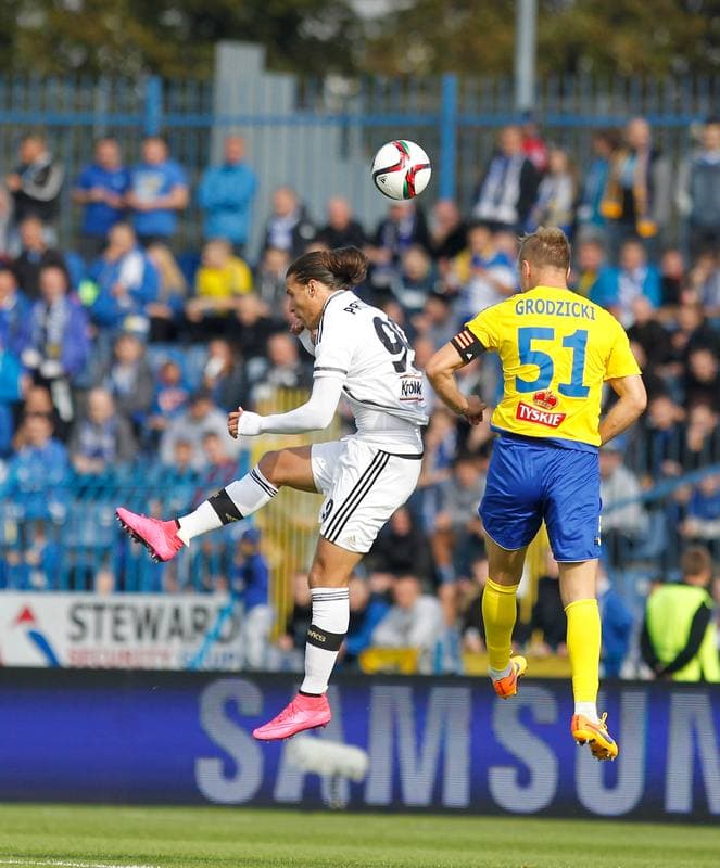 Football. T-Mobile Ekstraklasa. Ruch Chorzow - Legia Warsaw. 24.04.2015