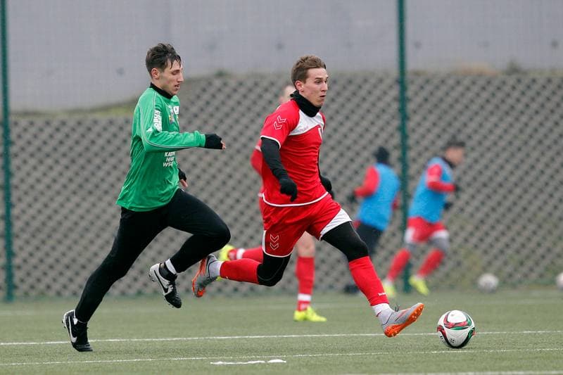 Football. I liga. Rozwoj Katowice - Polonia Bytom. 13.02.2016