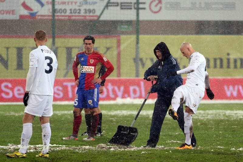 Football. Ekstraklasa. Piast Gliwice - Pogon Szczecin. 19.02.2016