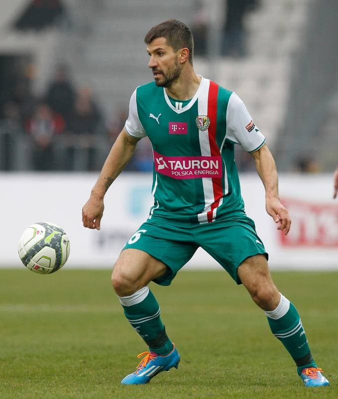 Football. T-Mobile Ekstraklasa. Cracovia Krakow - Slask Wroclaw. 02.03.2014