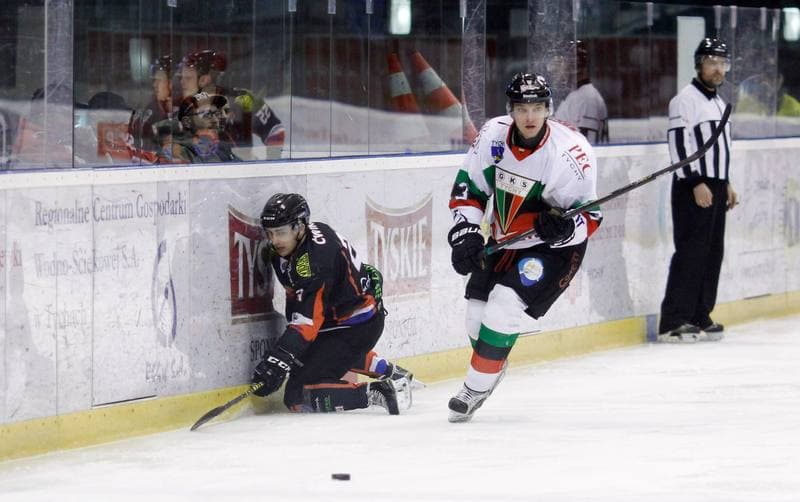 Ice Hockey. Polska Hokej Liga. GKS Tychy - Ciarko KH Sanok. 23.01.2015