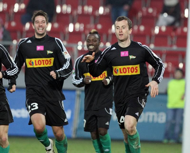 Football. T-Mobile Ekstraklasa. Cracovia Krakow - Lechia Gdansk. 18.02.2012