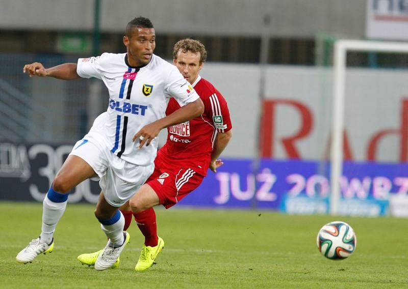 Football. T-Mobile Ekstraklasa. Piast Gliwice - Zawisza Bydgoszcz. 29.08.2014