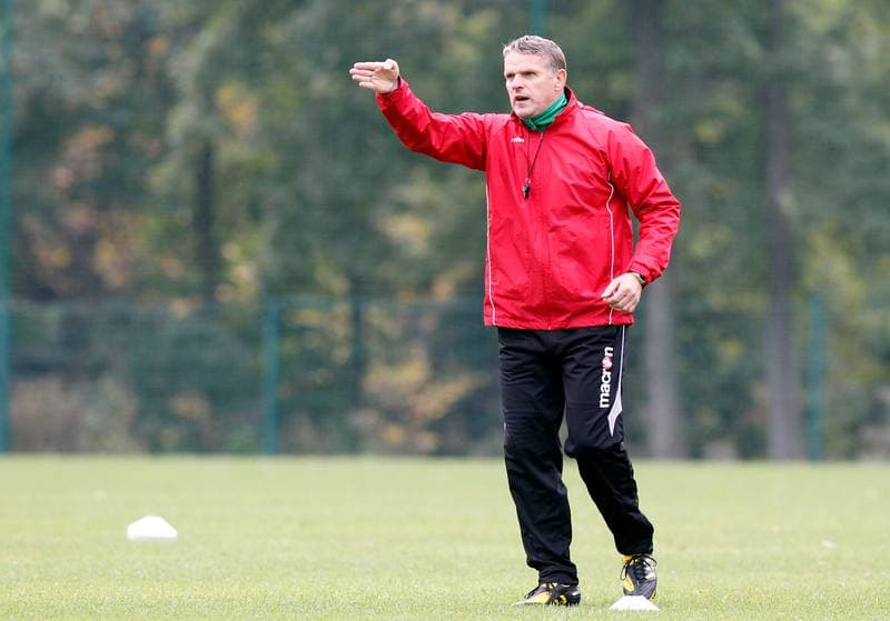 Football. GKS Katowice. Training. 19.01.2015
