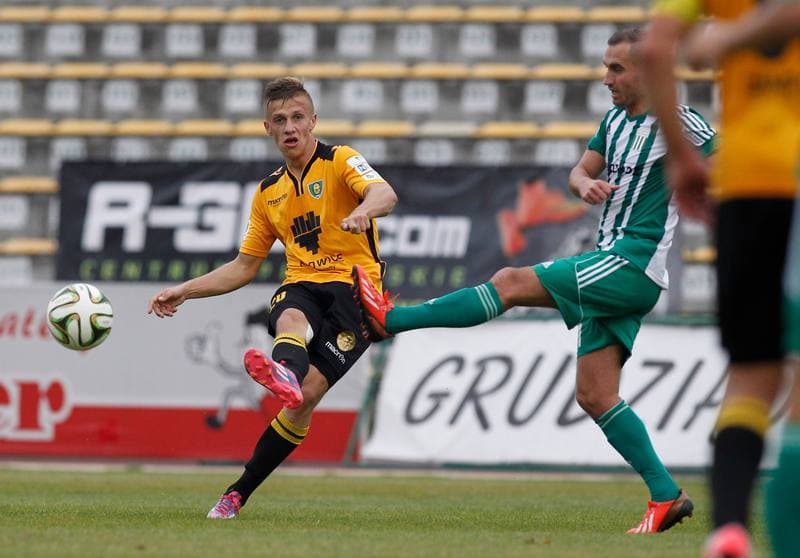 Football. I Liga. Olimpia Grudziadz - GKS Katowice. 11.10.2014