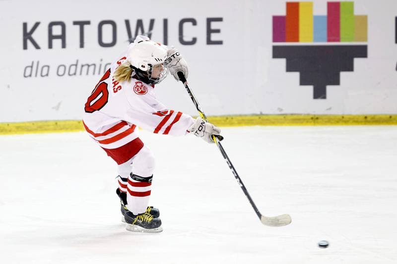 Ice Hockey. U18 Women's World Championship. Poland - Italy. 12.01.2017