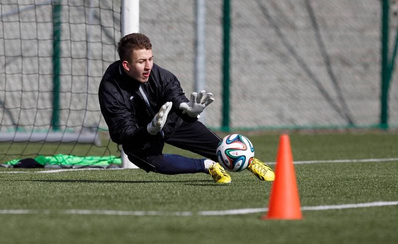 Football. GKS Katowice. Training. 19.01.2015