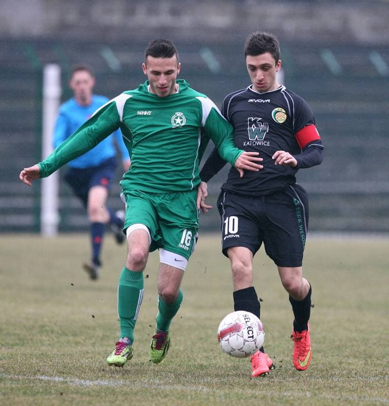 Football. III Liga. Grunwald Ruda Slaska - Gornik Wesola. 14.03.2015