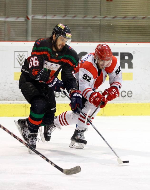Ice Hockey. Polish Hockey League. Comarch Cracovia - GKS Tychy. 22.03.2016