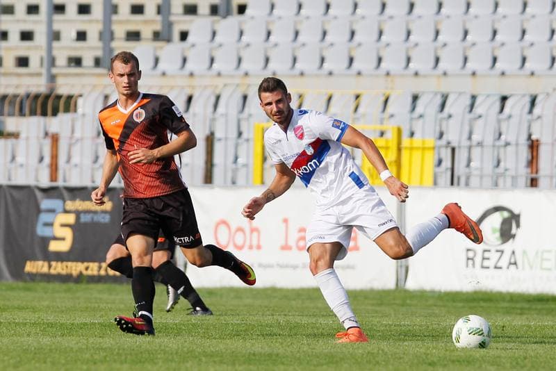 Football. Polish Cup. Rakow Czestochowa - Chrobry Glogow. 23.07.2016