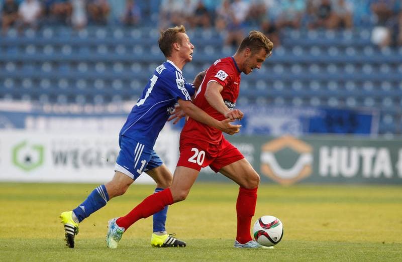 Football. T-Mobile Ekstraklasa. Ruch Chorzow - Podbeskidzie Bielsko Biala. 08.12.2014