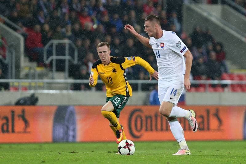 Football. World Cup Qualifiers. Slovakia - Lithuania. 11.11.2016