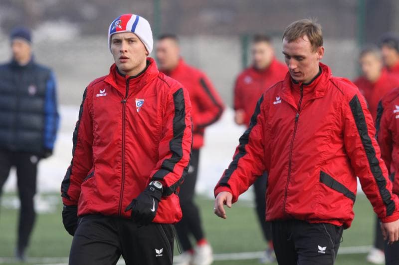 Football. Gornik Zabrze. Training. 11.01.2011