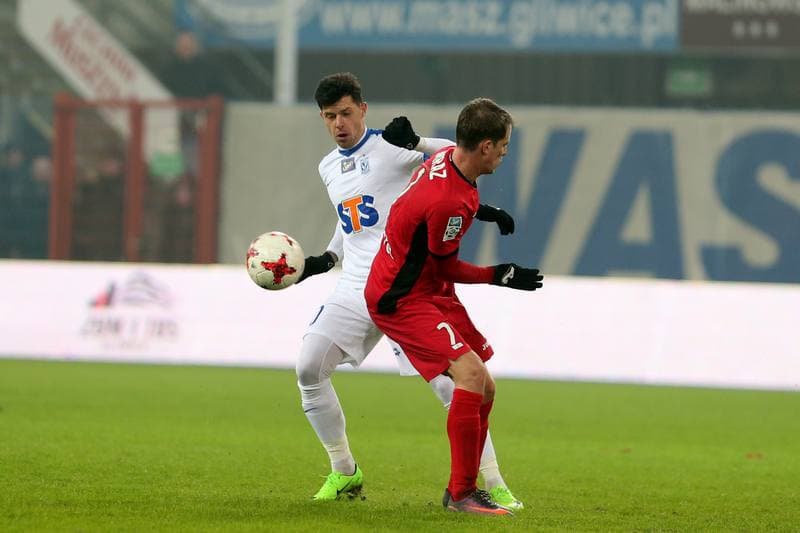 Football. Lotto Ekstraklasa. Piast Gliwice - Lech Poznan. 18.02.2017