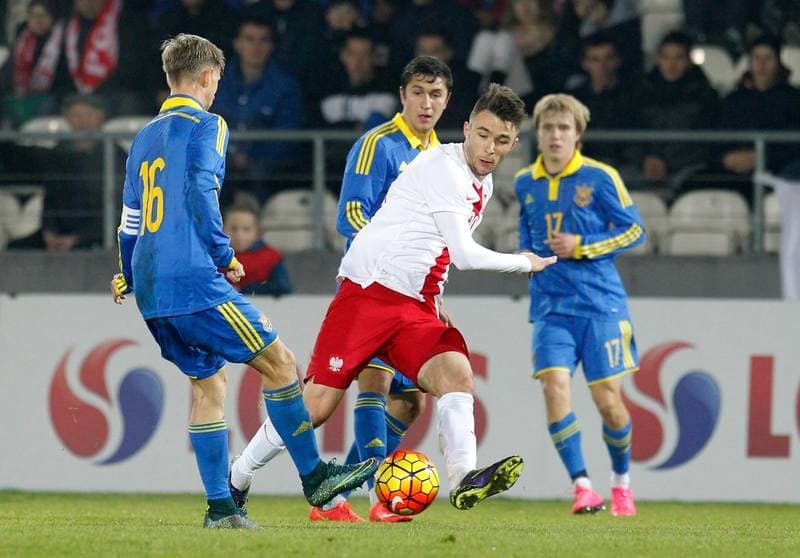 Football. International Friendly. Poland U21 - Ukraine U20. 16.11.2015