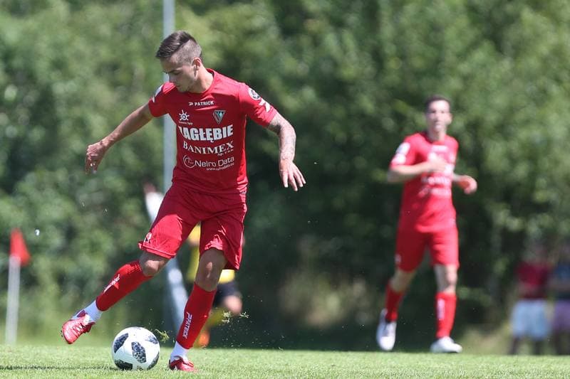 Football. Sparing. Zaglebie Sosnowiec - MFK Karvina. 04.07.2018
