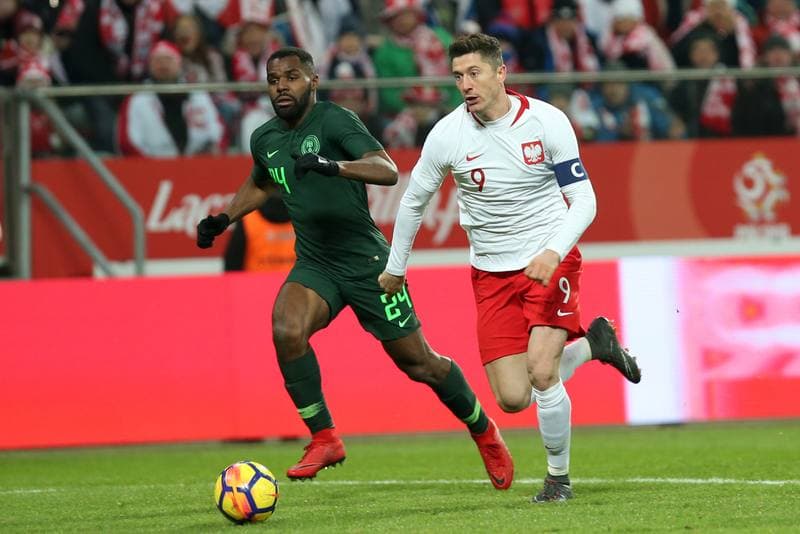 Football. International Friendly. Poland - Nigeria. 23.03.2018