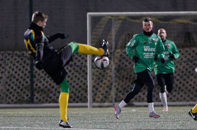 Football. Sparing. Rozwoj Katowice - GKS Jastrzebie. 24.02.2016