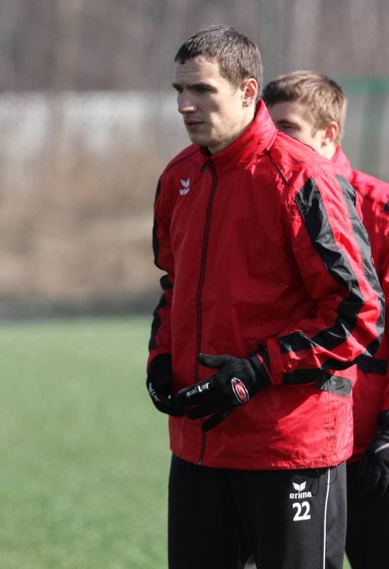 Football. Gornik Zabrze. Training. 05.03.2012