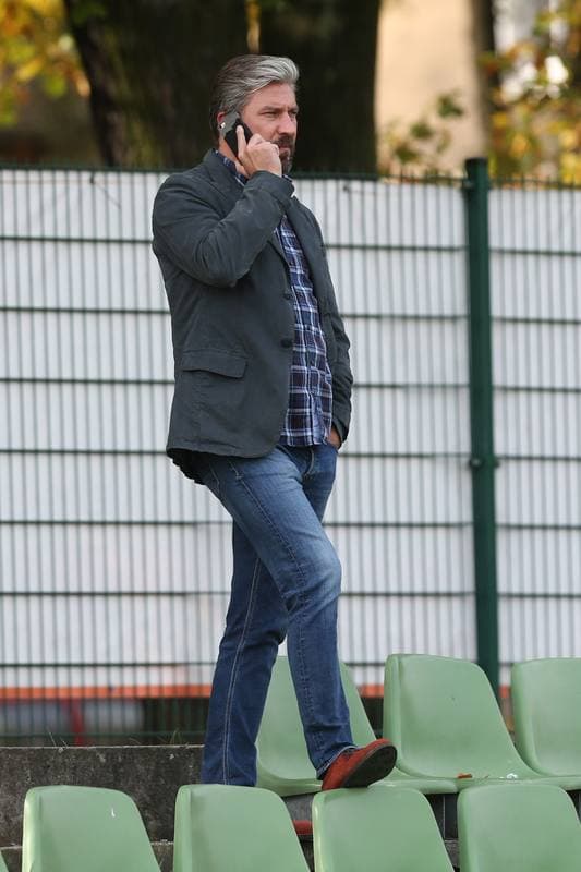 Football. GKS Tychy. Training. 11.10.2017