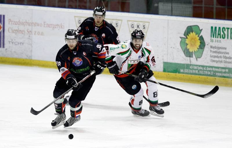 Ice Hockey. Polska Hokej Liga. GKS Tychy - Ciarko KH Sanok. 23.01.2015