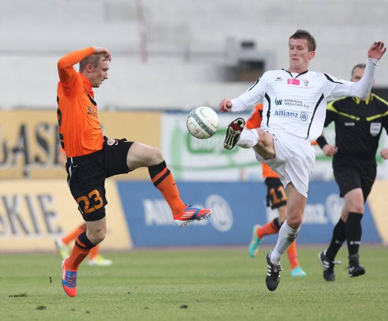 Football. T-Mobile Ekstraklasa. Gornik Zabrze - Zaglebie Lubin. 11.11.2012