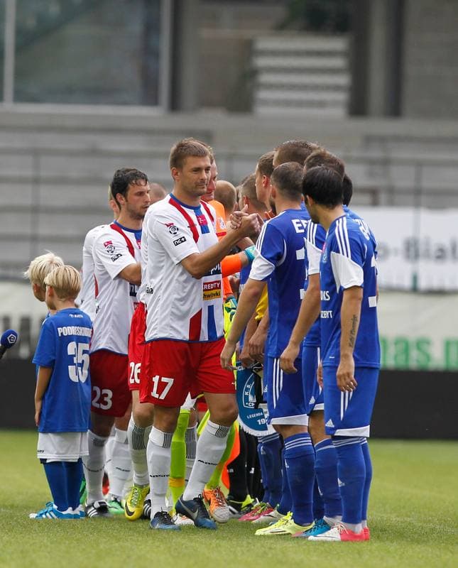 Football. T-Mobile Ekstraklasa. Podbeskidzie Bielsko Biala - Ruch Chorzow. 03.08.2014
