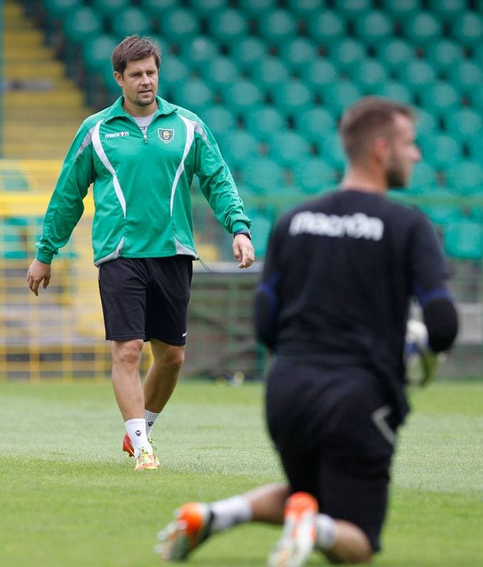 Football. GKS Katowice. Training. 19.01.2015
