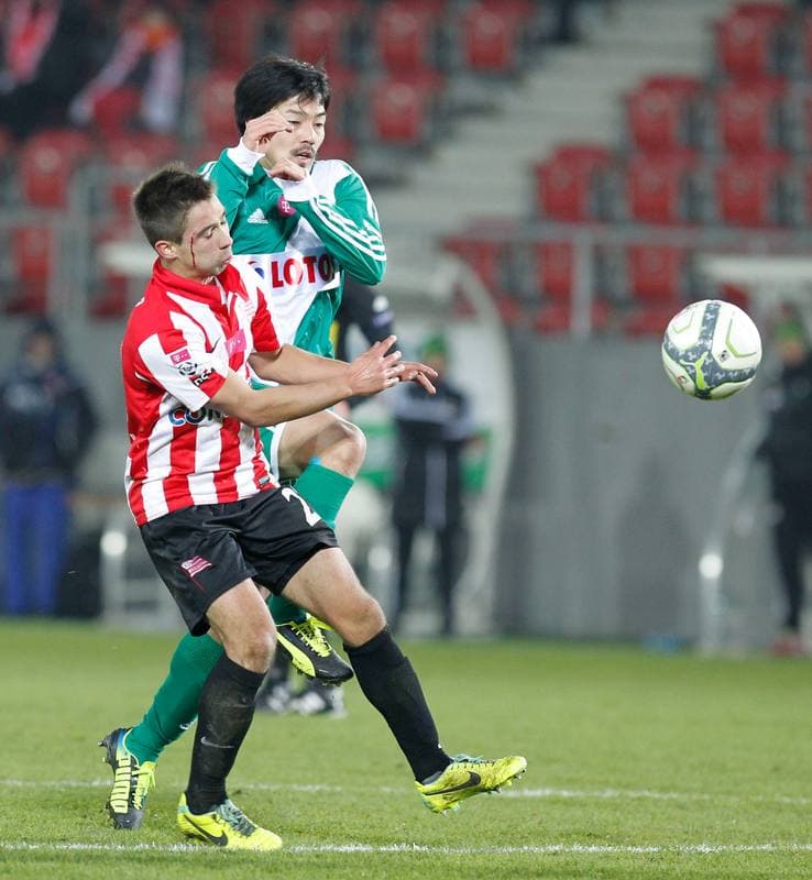 Football. T-Mobile Ekstraklasa. Cracovia Krakow - Lechia Gdansk. 04.12.2013