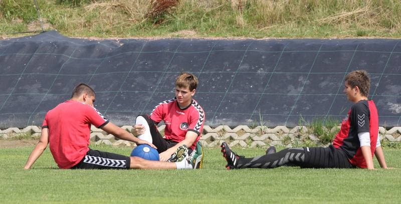 Football. Polonia Warszawa. Training. 14.07.2011