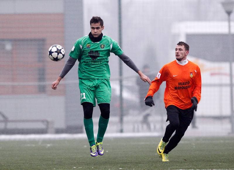 Football. Friendly Match. GKS Katowice - Puszcza Niepolomice. 26.07.2014