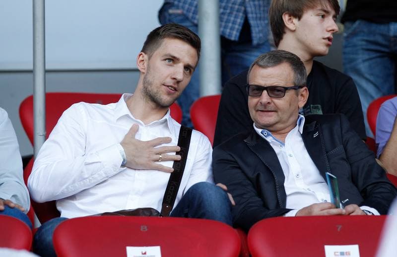 Football. Benefis Jaroslawa Kaszowskiego. Piast Gliwice - Ruch Chorzow. 12.10.2014