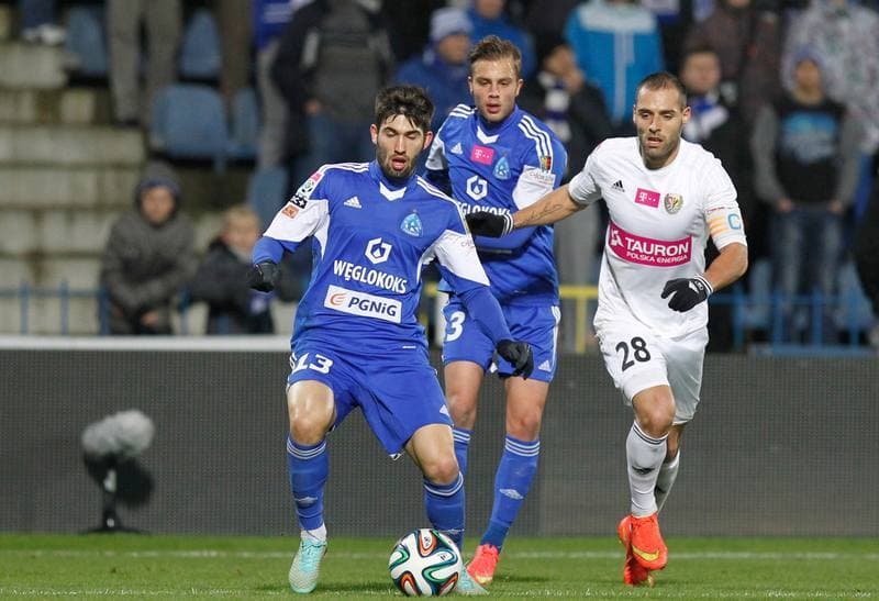 Football. PKO BP Ekstraklasa. Ruch Chorzow - Slask Wroclaw. 23.10.2015