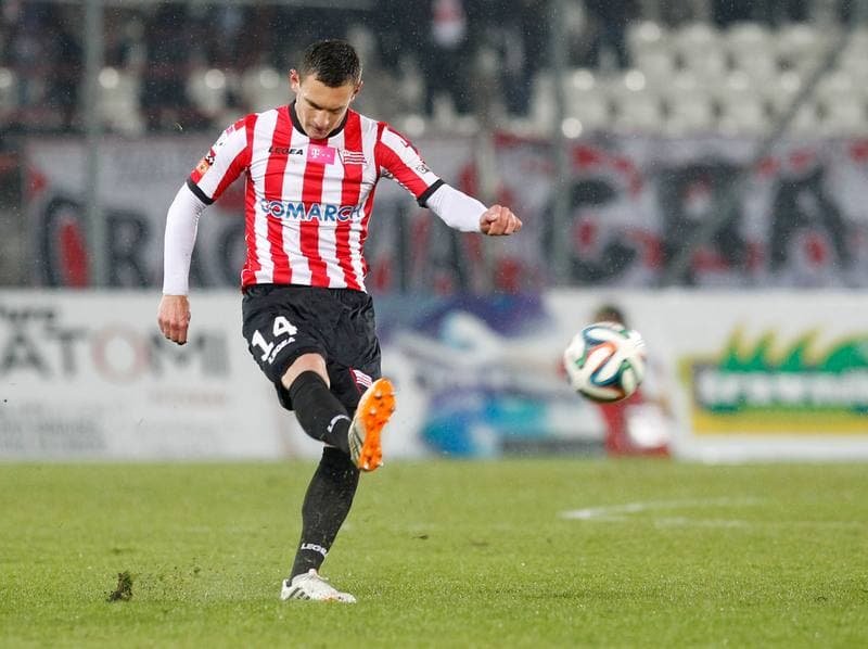Football. T-Mobile Ekstraklasa. Cracovia Krakow - Piast Gliwice. 13.03.2015