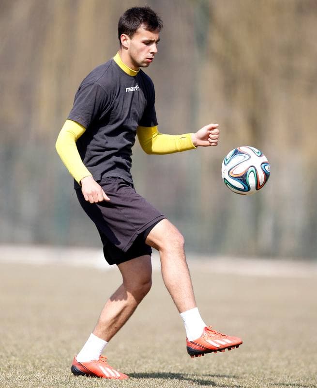 Football. GKS Katowice. Training. 19.01.2015