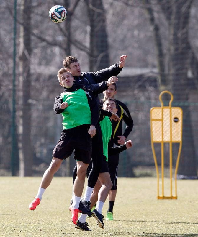 Football. GKS Katowice. Training. 19.01.2015
