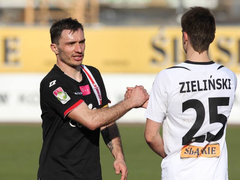 Football. T-Mobile Ekstraklasa. Gornik Zabrze - LKS Lodz. 17.03.2012