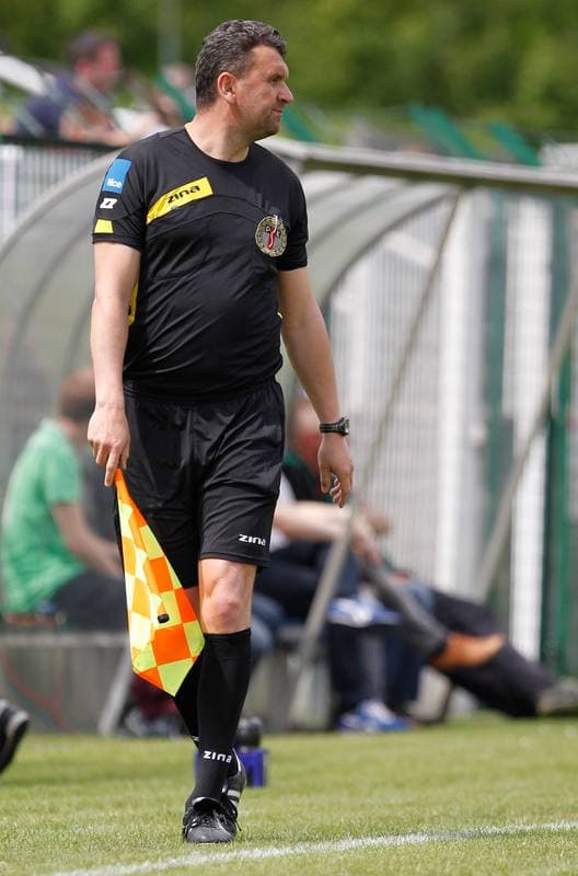Football. III Liga Opolsko Slaska. Grunwald Ruda Slaska - Szombierki Bytom. 09.05.2015