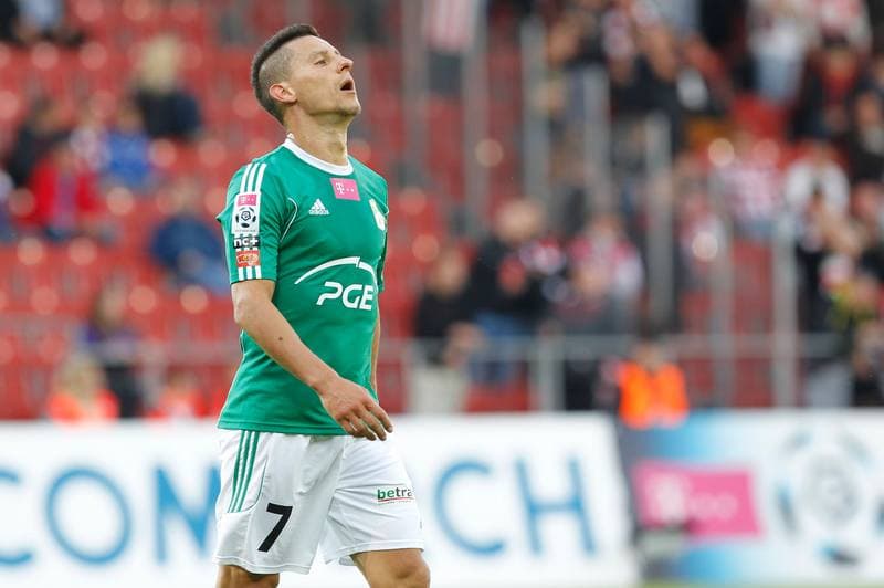 Football. T-Mobile Ekstraklasa. Cracovia Krakow - GKS Belchatow. 10.05.2015