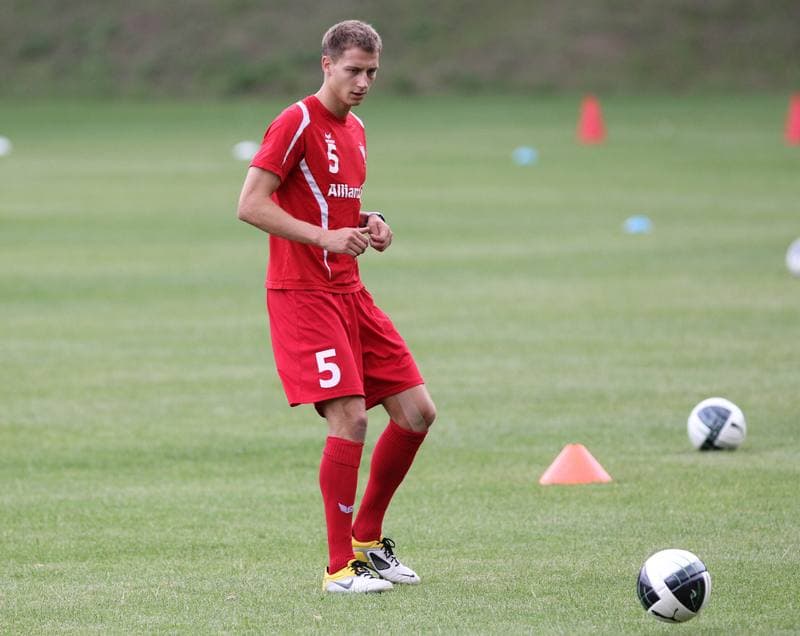 Football. Gornik Zabrze. Training. 11.01.2011