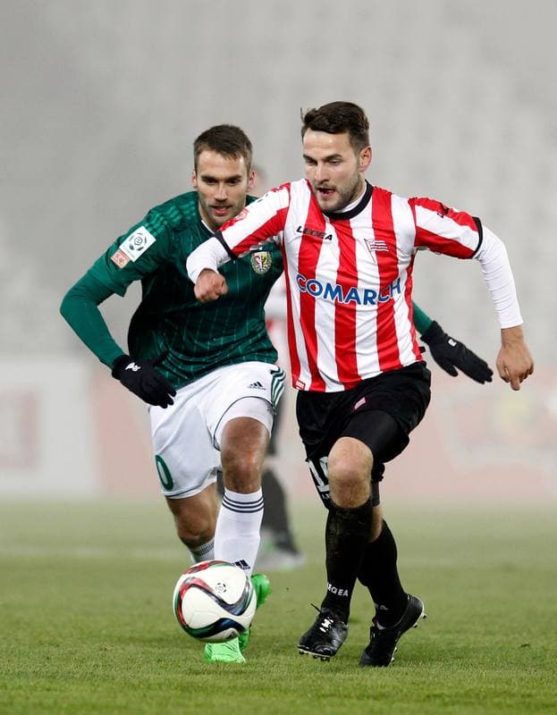 Football. T-Mobile Ekstraklasa. Cracovia Krakow - Slask Wroclaw. 02.03.2014