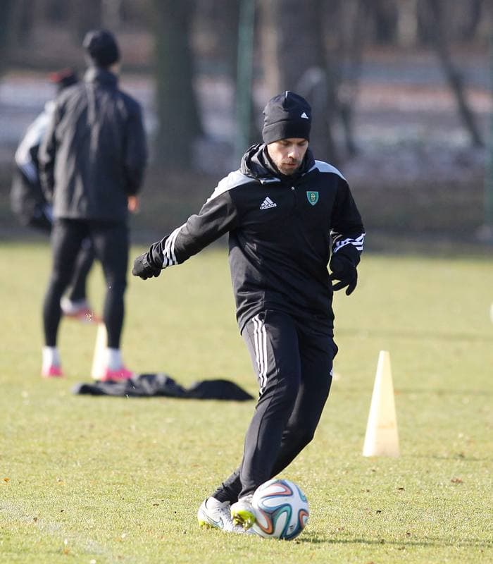 Football. GKS Katowice. Training. 19.01.2015