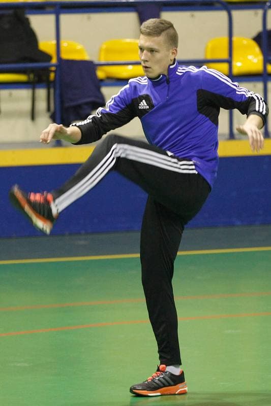 Football. Ruch Chorzow. Training. 07.01.2016